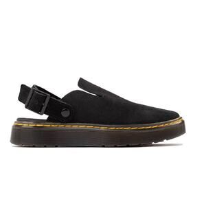 Dr. Martens Carlson Slingback Mule - Black US Size 5 Suede Leather Chunky
